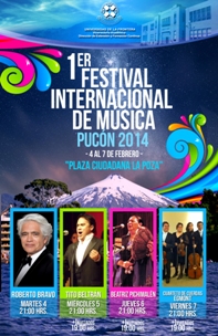 UFRO realiza el Primer Festival de Música Pucón 2014