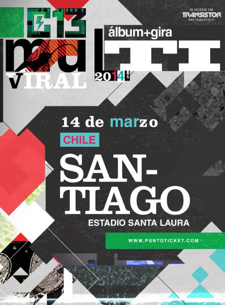 Calle 13 regresa a Chile en su gira Multi_Viral