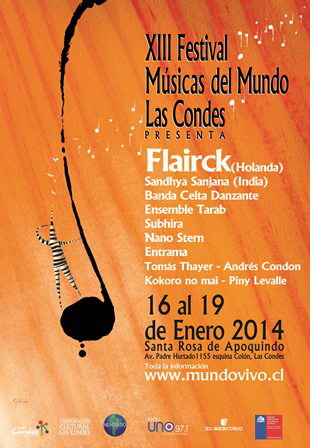 Músicas del Mundo presentará a grupo Flairck en Santiago y Viña del Mar