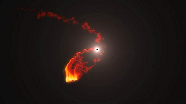 El agujero negro que devorará una nube de gas