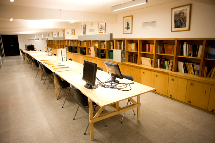 Nueva biblioteca del Museo Precolombino Foto: Javier Liaño