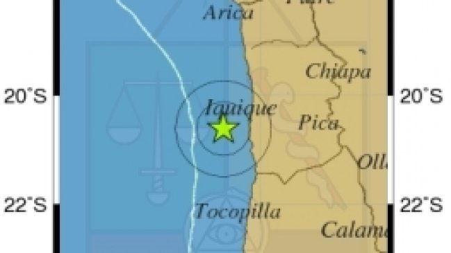 Temblores de 4,9 y 4,6 grados de Richter sacuden a Tarapacá y Antofagasta