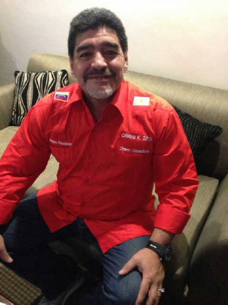 Maradona: «Estoy dispuesto a ser un soldado de Venezuela»