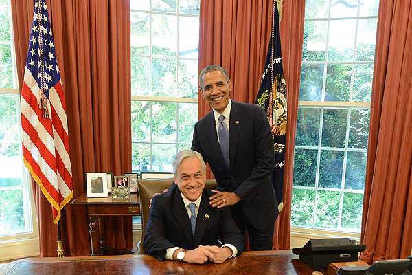 Piñera por revuelo que causó su foto en el despacho de Obama: «Hay gente que nació para criticar»