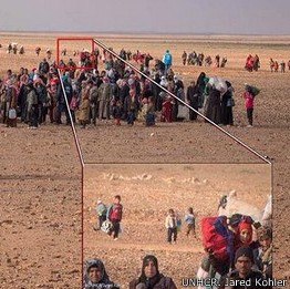 La verdad sobre la foto del niño sirio que cruzaba solo el desierto