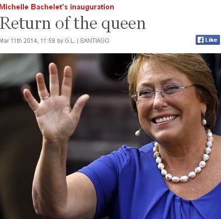 The Economist sobre Bachelet: «Perder cuatro subsecretarios parece ser un descuido sistemático»
