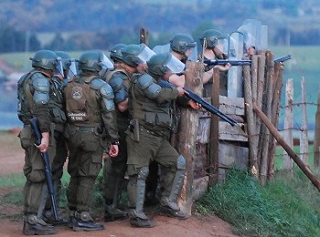 Siete efectivos del GOPE resultan heridos en enfrentamiento con comuneros mapuches