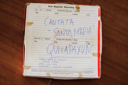 Quilapayún encuentra master del disco «Cantata Santa María de Iquique»