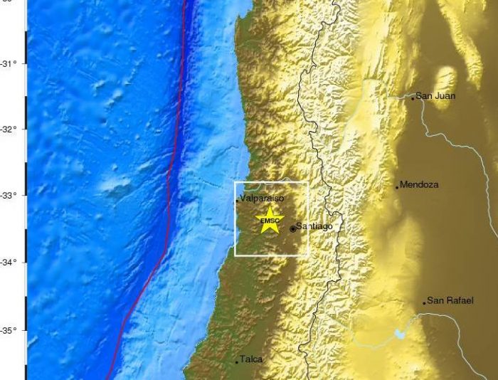 Sismo de 5.3 grados Richter desvela a los habitantes de la zona central del país