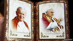 La histórica canonización de Juan Pablo II y Juan XXIII