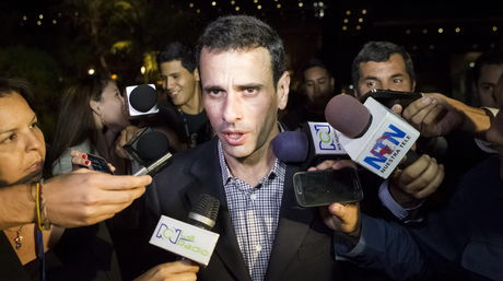 Cancilleres de Unasur se reunieron con Capriles y gobernadores opositores