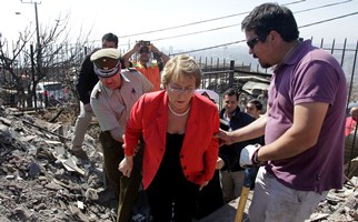 Las catástrofes se cruzan en el camino del nuevo Gobierno de Bachelet