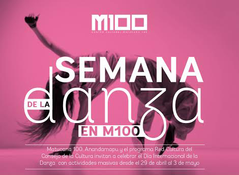 Semana de la Danza en M100, del 29 de abril al 3 de mayo