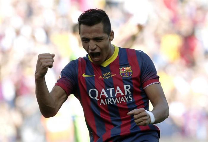 Alexis Sánchez anotó en duro empate del FC Barcelona ante Getafe