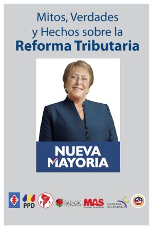 Nueva Mayoría distribuirá folletos en defensa de la Reforma Tributaria