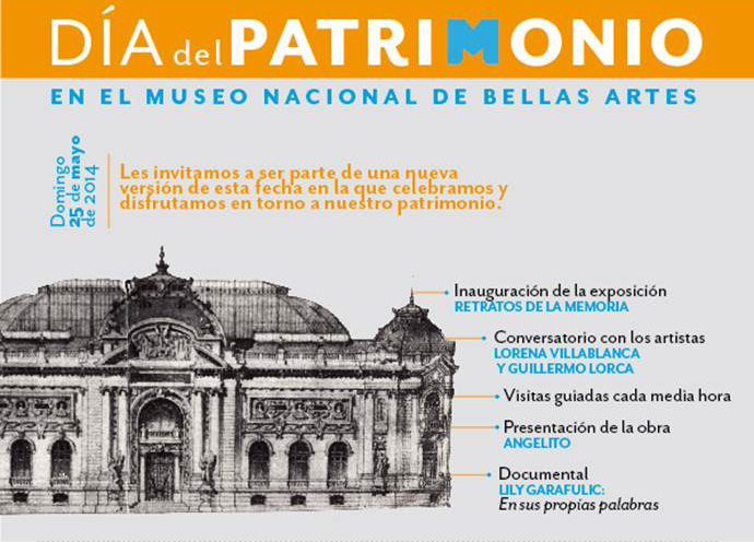 Día del Patrimonio en el Museo Nacional de Bellas Artes, 25 de mayo