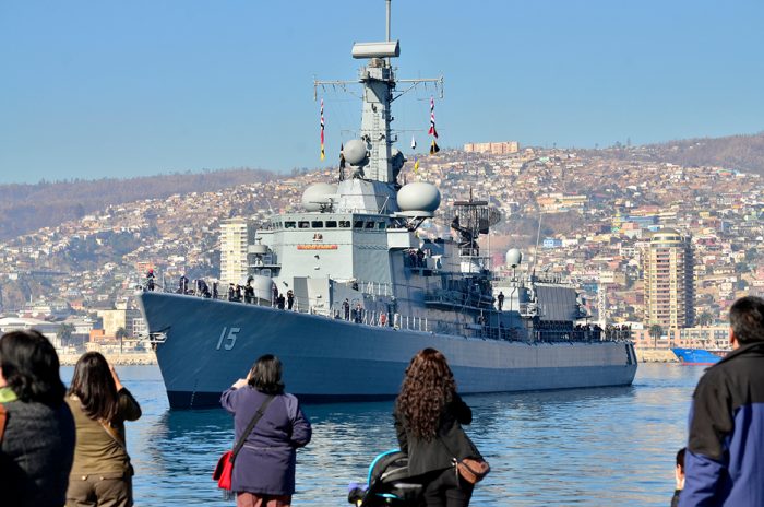 Fragata Blanco Encalada representará a la Armada de Chile en el ejercicio Rimpac 2014