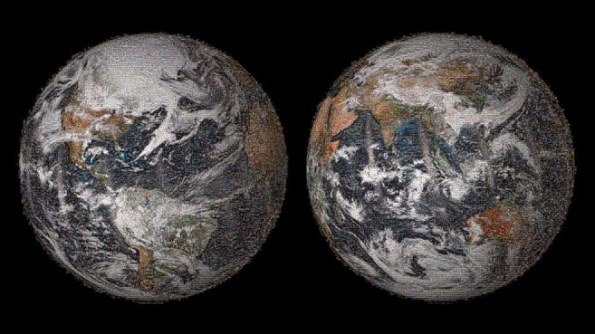 La NASA divulga un «selfie» de la Tierra y los humanos