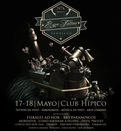 Expo Tatto 2014 en el Club Hípico, 17 y 18 de mayo