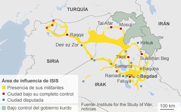 Avance del ISIS en Irak activa la alarma en países vecinos