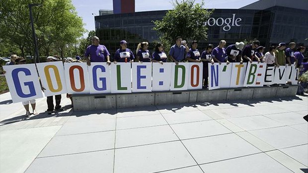 Protestas contra Google interrumpen presentación de nuevos productos del gigante tecnológico