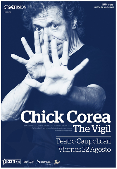Santiago Fusión presenta:  Chick Corea & The Vigil