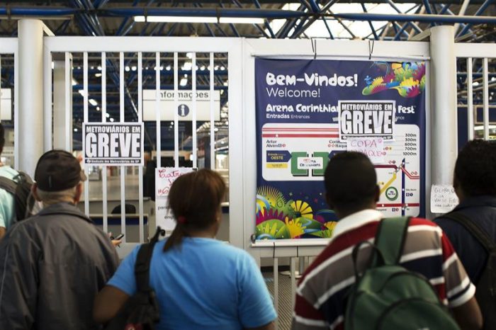 Fracasa negociación de la huelga en Metro de Sao Paulo a 3 días del Mundial