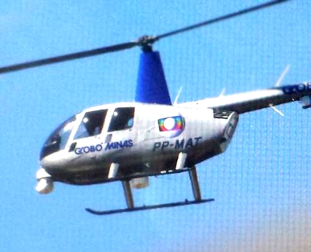 El helicóptero «espía» de la TV brasileña que enfureció a Sampaoli