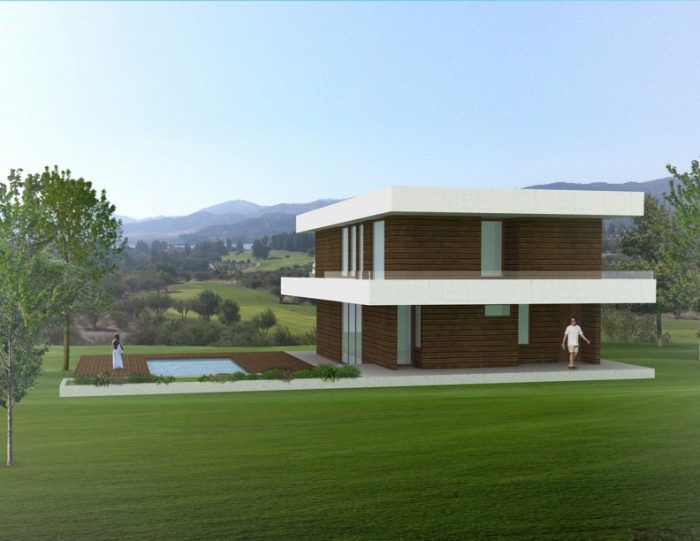 Casas con sistema de «construcción sustentable» en Rapel