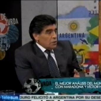 Maradona: «A Messi quieren hacerle ganar algo que no ganó, es injusto»
