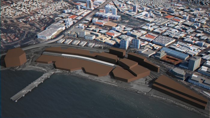 Maqueta 3D revela impacto del Mall Barón al patrimonio de Valparaíso