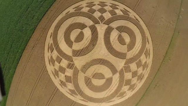 Un misterioso dibujo apareció en un campo de Alemania