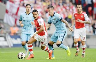 Sánchez suma primer trofeo con Arsenal al ganar la Community Shield ante City de Pellegrini