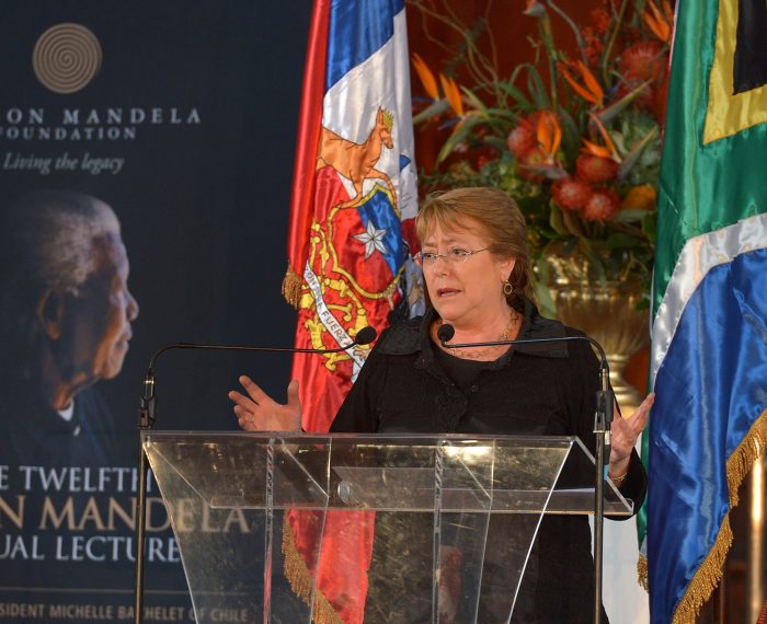 Bachelet: «No es posible el desarrollo en el mundo si no ponemos la igualdad de género en la parte superior de la lista de desafíos»