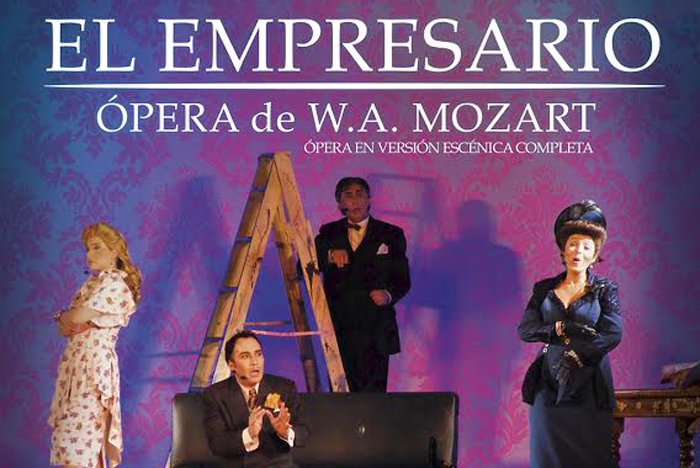 Ópera “El empresario”, de W. A. Mozart en Teatro Universidad de Concepción, del 13 al 16 de agosto