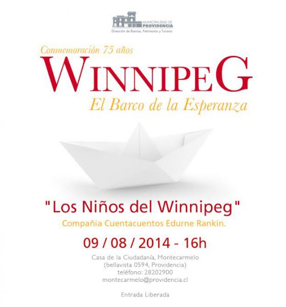Teatro infantil gratuito “Los niños del Winnipeg” en Casa de la Ciudadanía Montecarmelo, 9 de agosto