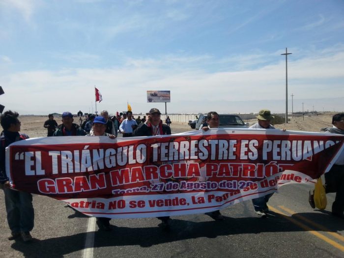 Marcha peruana se desinfla: no más de 50 personas intentan llegar al «triángulo terrestre»