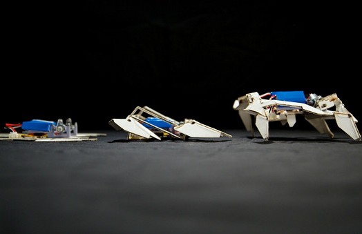 Crean un robot inspirado en el arte del origami