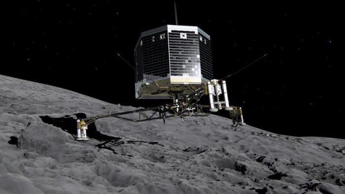 Sonda Rosetta selecciona cinco posibles puntos para aterrizar en su cometa