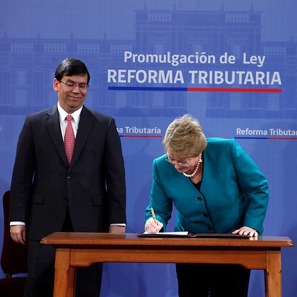 Presidenta Bachelet promulga Reforma Tributaria y destaca «señal de certidumbre y reglas claras»