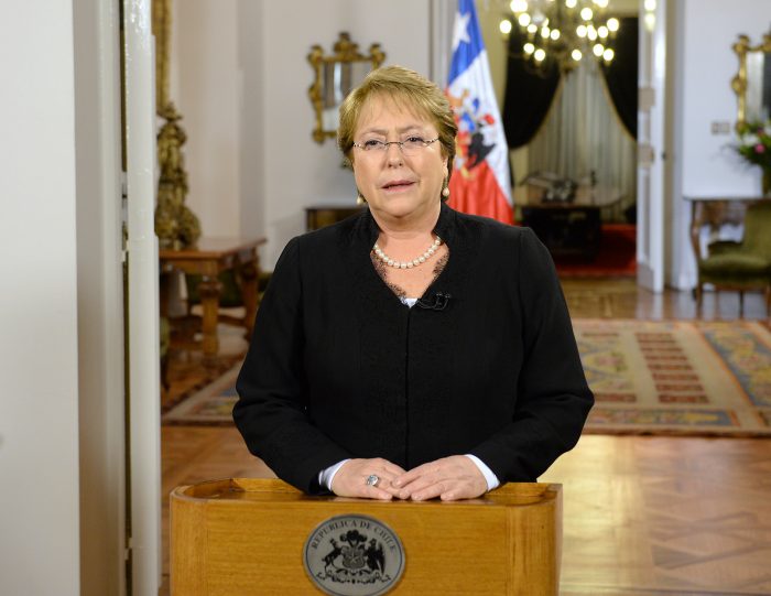 Bachelet: «Reforma Tributaria mantiene el espíritu que planteamos originalmente»