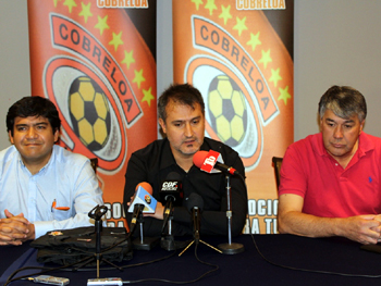Fernando Vergara fue presentado como nuevo entrenador de Cobreloa