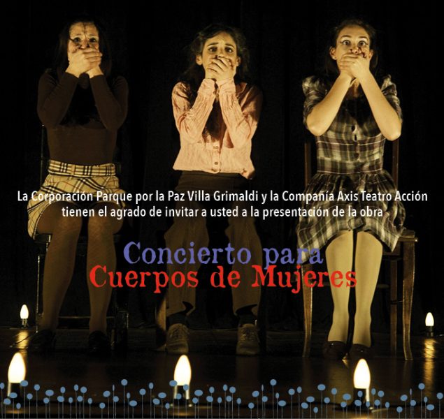 Obra «Concierto para Cuerpos de Mujeres» en Corporación Parque por la Paz Villa Grimaldi, 26 y 27 de septiembre