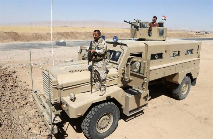 Fuerzas kurdas matan a 25 yihadistas en emboscada al noreste de Mosul