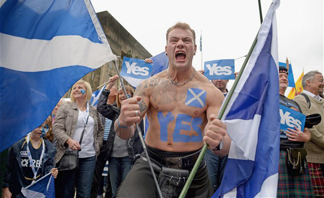 La libra caería hasta 10% si Escocia vota por el Sí
