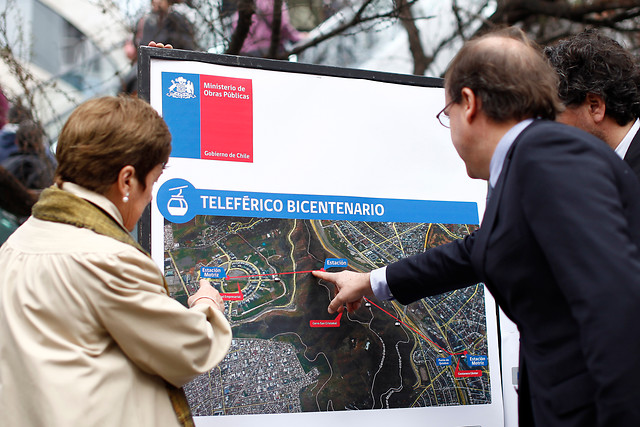 Undurraga presenta trazado de teleférico que unirá Providencia con la Ciudad Empresarial