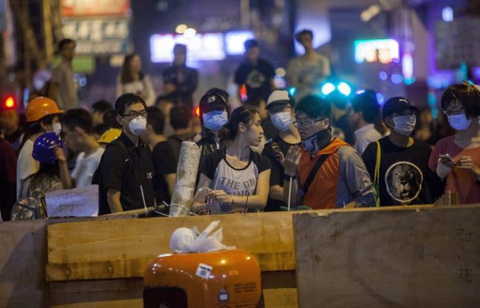 Once detenidos en nuevas manifestaciones en Hong Kong