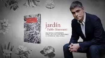 «jardín», la última novela de Pablo Simonetti escala al primer lugar del ránking semanal de ventas