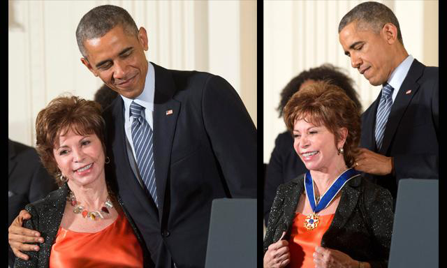 La escritora Isabel Allende recibe la Medalla de la Libertad de Estados Unidos