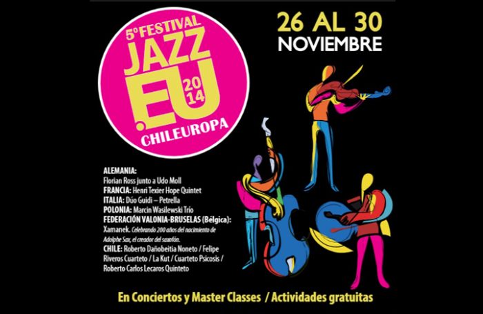 Músicos chilenos y europeos se unen en la V Versión del Festival de Jazz EU